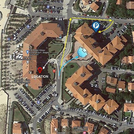 La Dune D'Or - Vue Mer, Studio Face A La Plage Avec Terrasse Soorts-Hossegor Eksteriør billede