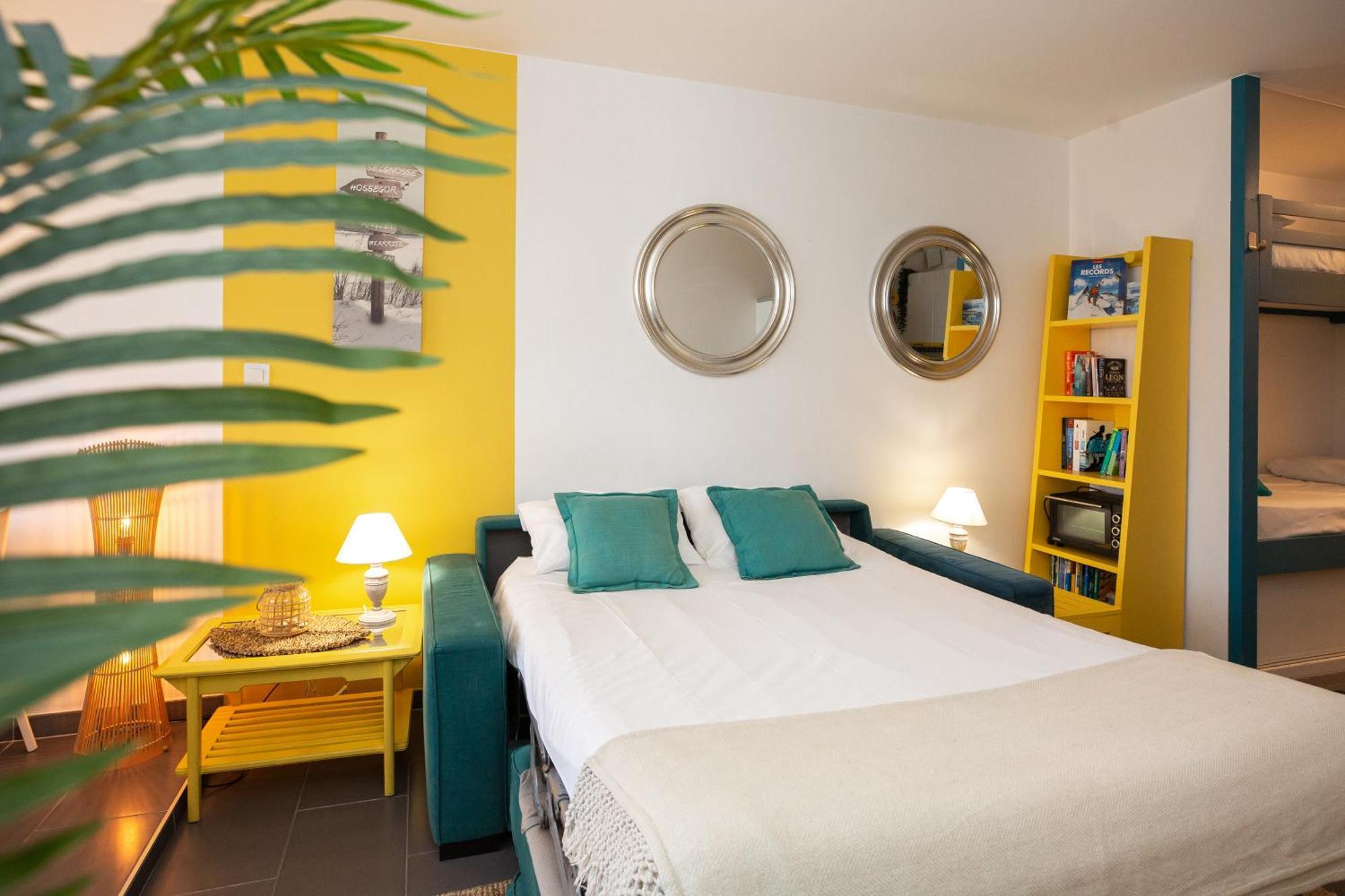 La Dune D'Or - Vue Mer, Studio Face A La Plage Avec Terrasse Soorts-Hossegor Eksteriør billede