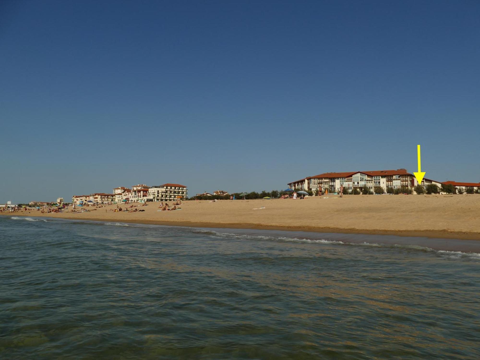 La Dune D'Or - Vue Mer, Studio Face A La Plage Avec Terrasse Soorts-Hossegor Eksteriør billede
