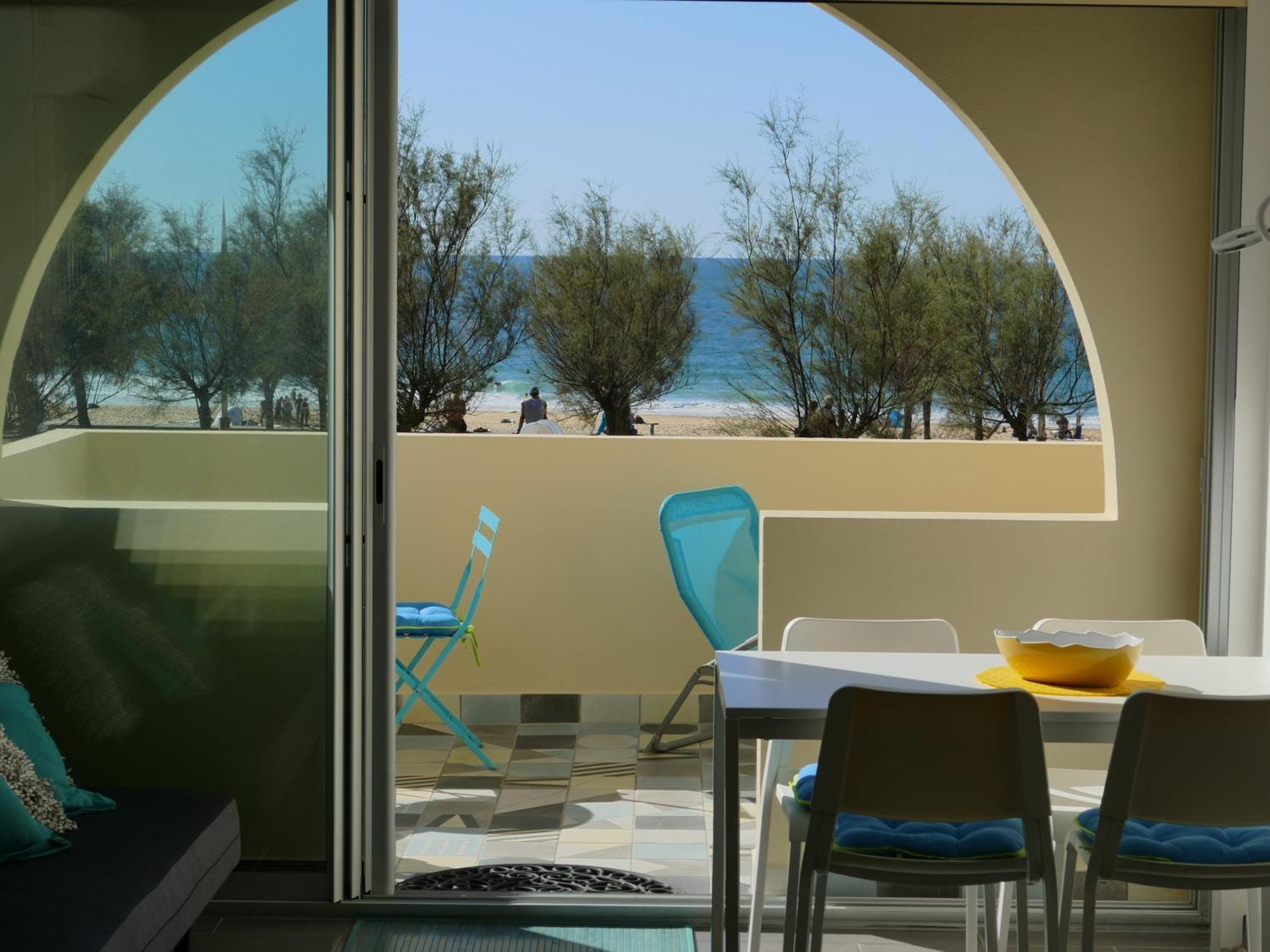La Dune D'Or - Vue Mer, Studio Face A La Plage Avec Terrasse Soorts-Hossegor Eksteriør billede