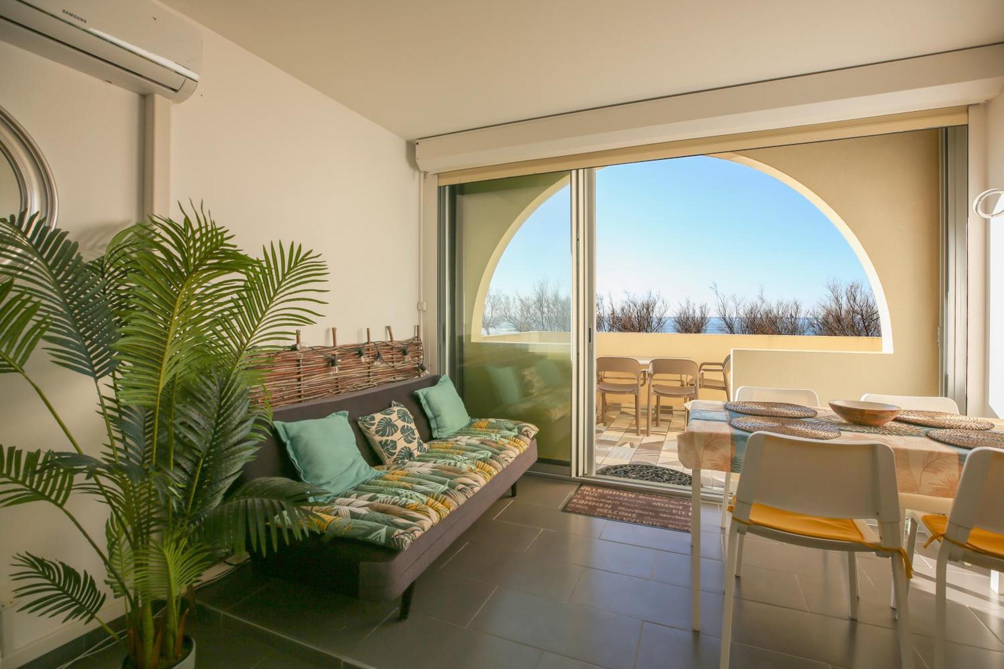 La Dune D'Or - Vue Mer, Studio Face A La Plage Avec Terrasse Soorts-Hossegor Eksteriør billede