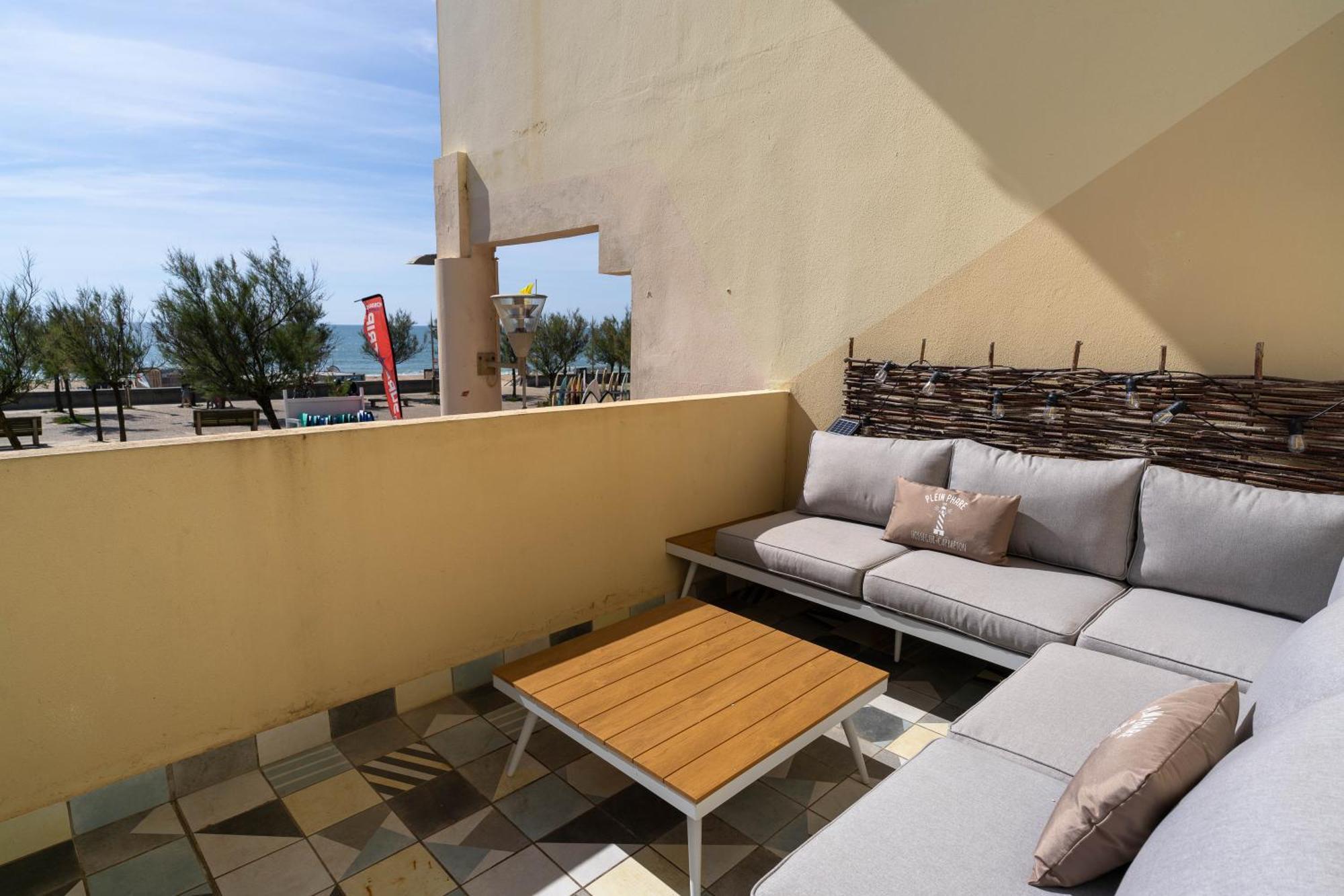 La Dune D'Or - Vue Mer, Studio Face A La Plage Avec Terrasse Soorts-Hossegor Eksteriør billede
