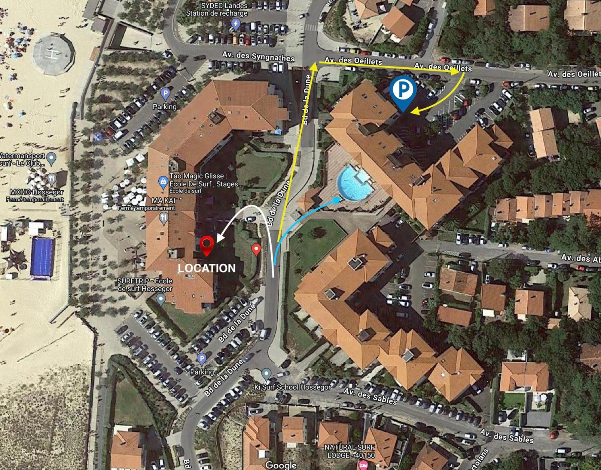 La Dune D'Or - Vue Mer, Studio Face A La Plage Avec Terrasse Soorts-Hossegor Eksteriør billede
